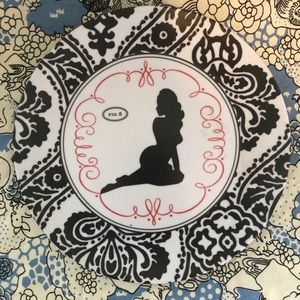 Nude Femme Silhouette Melamine Plate